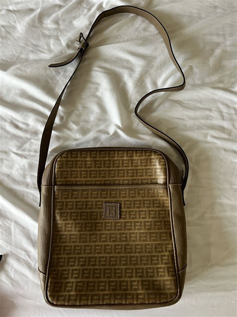 fendi small messenger bag|authentic vintage Fendi crossbody bag.